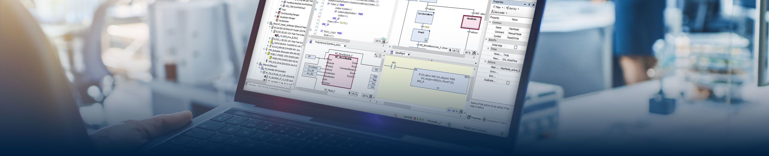 Professional realization of automation projects according to IEC 61131-3