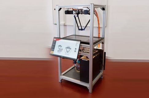 The demonstrator for the new automation solution is based on a tripod from Autonox Robotics.