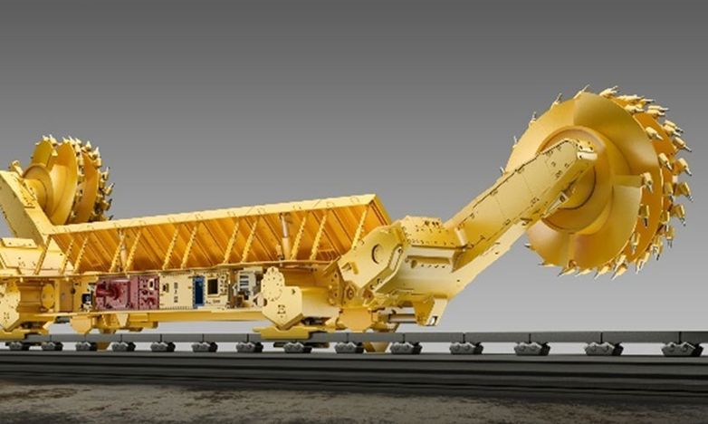 Eickhoff underground shearer loader