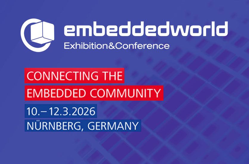 From March 10 to 12, 2026, the CODESYS Group will be exhibiting at embedded world in Nuremberg.
