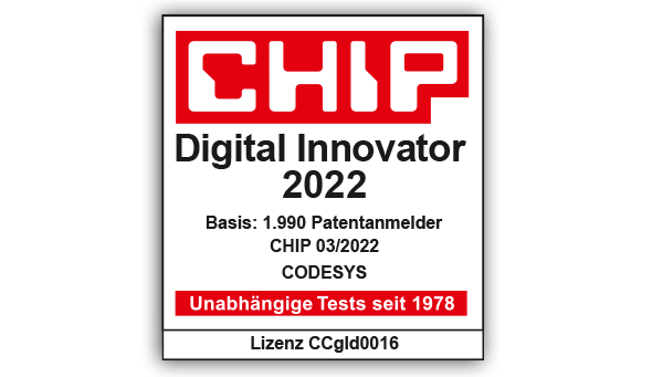 Logo CODESYS CHIP Digital Innovator 2022