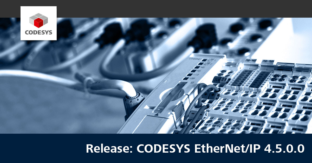 Release CODESYS EtherNet/IP 4.5.0.0